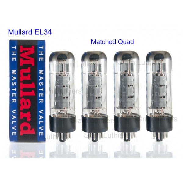 Mullard EL34 Matched Quad